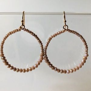 Jewelry - Beaded hoop earrings Jewelry - Beaded hoop earrings